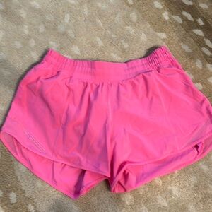Lulu Lemon Hot Pink Shorts